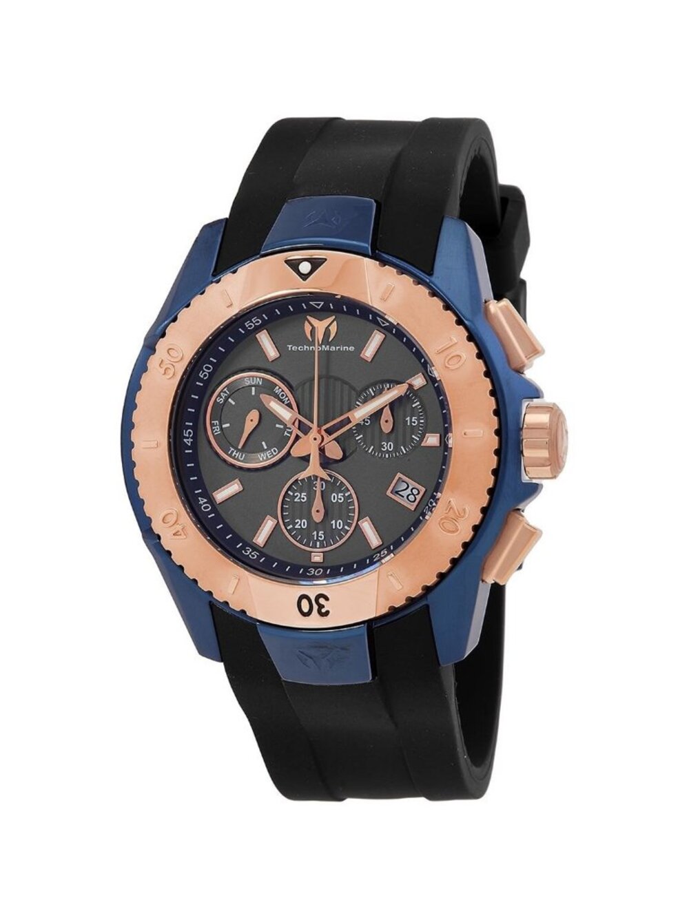 NWT Technomarine UF6 Chronograph Quartz Gunmetal Dial Men's Watch